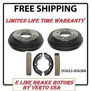 Brake Drums Shoes  For Nissan Sentra 1991 to 1999 , NX & 200SX 