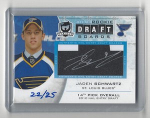 Jaden Schwartz 2012-13 The Cup Draft RC RPA Auto Rookie Patch - Seattle Kraken