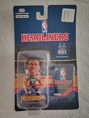 New in Package 1996 Corinthian NBA Headliners Glenn "Big Dog" Robinson Bucks - Image 1 of 2