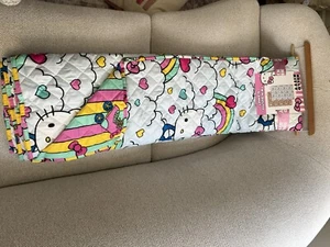 Hello Kitty Quilted Blanket By Sanrio Size Twin 60" X 90" Multicolor Polyester - Picture 1 of 5