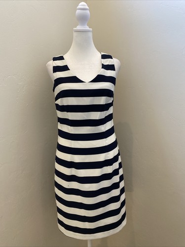 Abito ALYX da donna 4 multicolore a righe senza maniche in guaina elasticizzata nuovo con etichette $50