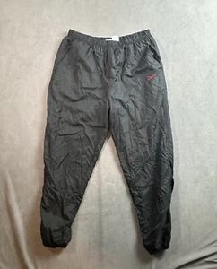 Vtg Reebok Track Pants Men XL Lined Baggy Y2K Athleisure Sweatpants Wind Resist - Picture 1 of 5