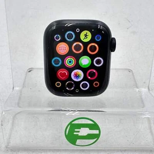 GPS Only Apple Watch Series 8 41MM Black Aluminum A2770 Face Only - Photo 1 sur 9