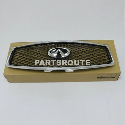 Radiador delantero genuino Infiniti Q50 2014-2017 emblema cromo 62310-4HB1B Foto 1 de 4