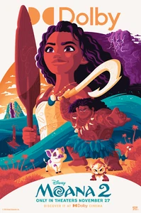 Disney Moana 2 11" x 16.5" Collector's Movie Poster ( T6 ) - Picture 1 of 5