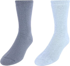 New Dr. Scholl's Men's Ultimate Cozy Gripper Crew Slipper Socks (2 Pack) - Picture 1 of 5