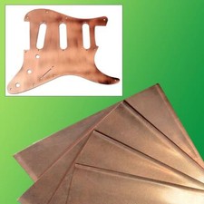 A4 Guitar Copper Shielding Sheet Foil Tape - 20x30cm Sheet Self-Adhesive