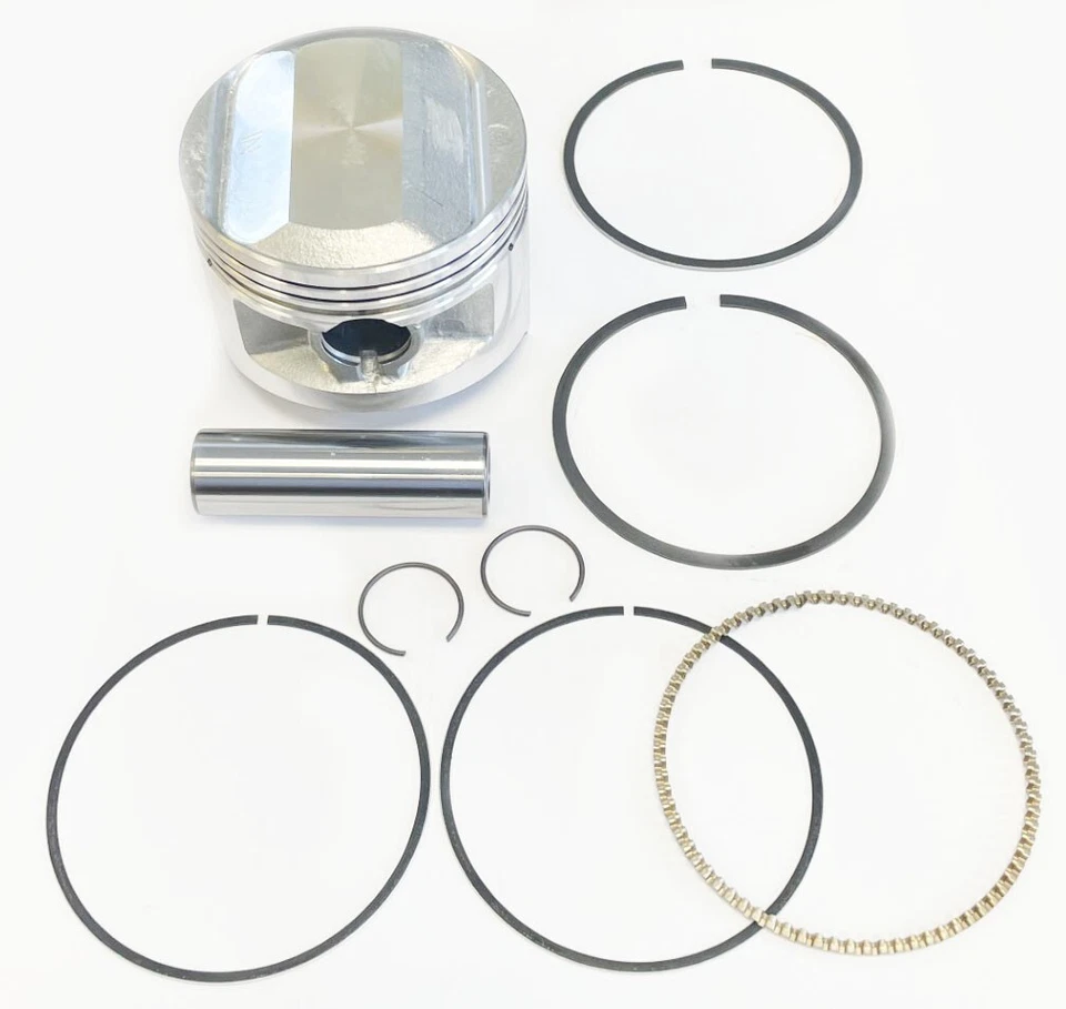 XL250S 78-81 XL250R Piston Kit w Piston, Rings, Pin & Clip ~ Standard Size NEW — 第 1/1 张图片