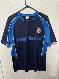 Real Madrid weiß Fußball Trikot Herren Größe L Fc Crown Logo " - Bild 1 von 6