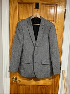 $398 New with Tag J.Crew Wool Blend Thompson Chevron Suit Jacket Size 38 Regula - Picture 1 of 8