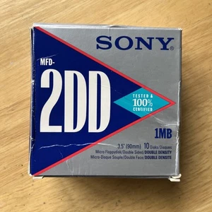 Sony MFD-2DD 3,5 Zoll Micro Floppydisk Double Density 9er Set - Bild 1 von 4