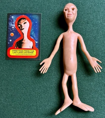 1977 - ALIEN CREATURE “PUCK” (¡ENCUENTROS CERCANOS DE 3rd KIND + SU TARJETA DE “NOVATO”! Foto 1 de 2