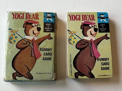 Juego de cartas Rummy Yogi Bear Ed-U-Cards 1961 vintage - completo Foto 1 de 3