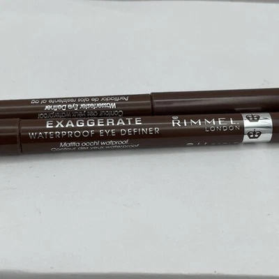 2 ¡Nuevos! RIMMEL EXAGERATE Impermeable DEFINIDOR DE OJOS 211 SABLE Descatalogado Foto 1 de 4