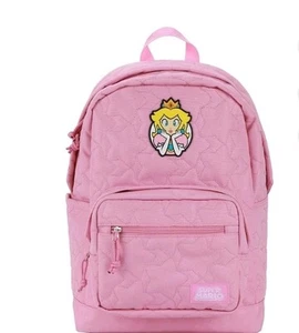 Super Mario Brothers Princess Peach 17” Quilted Backpack - Picture 1 of 6
