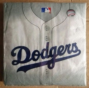 Servilletas de papel para almuerzo de fiesta banquete deportes béisbol MLB de los Dodgers de Los Ángeles 36 - Imagen 1 de 3