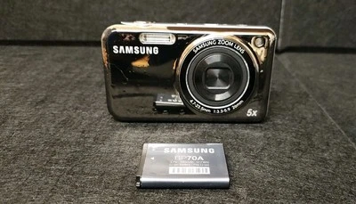 Samsung PL120 14.2MP Digital Camera - Silver Chrome TESTED  - Image 1 of 4