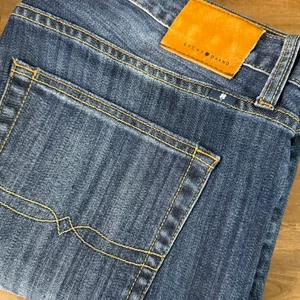 Lucky Brand 221 Original Straight Jeans Men's W36 L30 Dark Wash Denim Pants - Picture 1 of 11