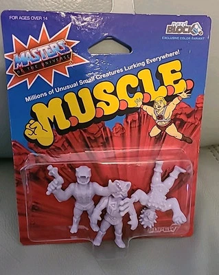 Super7 M.U.S.C.L.E. 宇宙大师人偶套装书呆子积木独家 2016 — 第 1/2 张图片