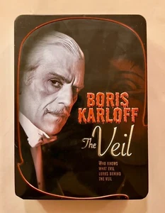 1958 The Veil - Boris Karloff (DVD, 2006) 10 Episodes In Tin w/Booklet - RARE - Picture 1 of 5