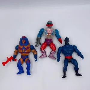 He-Man Masters Of The Universe Action Figuren 3 Stück 1980’s MOTU Robot Face We - Bild 1 von 14