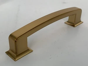 Berenson 2155-1MDB-P Hearthstone 6" Center Cabinet Pull - Modern Brushed Gold - Picture 1 of 7