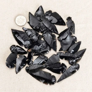 1-10 Pcs Gem Jewelry Making Arrows Black Gem Pendant Necklace Decoration 3-5cm - Picture 1 of 8