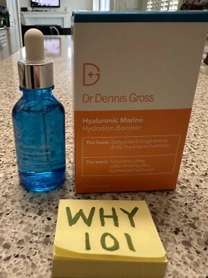 Dr Dennis Gross Hyaluronic Marine Hydration Booster 1oz/30mL FULL SZ SEALED $72 - Image 1 of 4