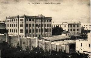 Spain old postcard Tanger Spanish school (394) - Picture 1 of 2