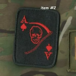 AFSOC JTAC TACP COMBAT CONTROL CCT BOMB DROPPER vêlkrö PATCH: ACE SKULL REAPER - Picture 1 of 12