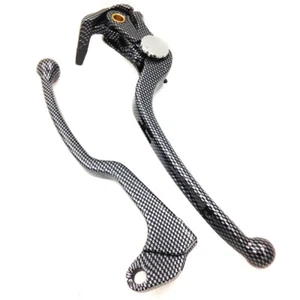 Carbon Handlebar Brake Clutch Lever For Suzuki GSXR GSX-R 600 750 K4 2004 2005 - Picture 1 of 5