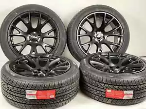 20x9 20x10.5 MATTE BLK SRT HELLCAT WHEELS TIRES CHARGER CHALLENGER RED EYE 392 - Picture 1 of 8