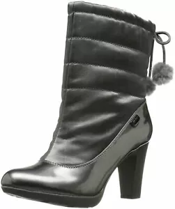 NEW Anne Klein AK Sport Women's Xhale Fabric Winter Boots 5.5 Pewter - Picture 1 of 3