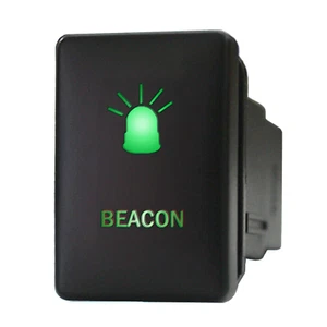 BEACON 9B51G Push switch 12V For Toyota Highlander RAV4 4Runner LED GREEN - Imagen 1 de 1