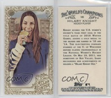 2019 Topps Allen & Ginter's Mini Gold Hilary Knight #185 Rookie RC