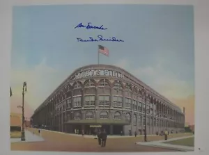 Duke Snider Newcombe Dual Signed Autographed 16x20 Paper Print Ebbets Field JSA - Picture 1 of 2