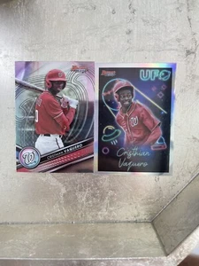 2022 Bowman's Best Cristhian Vaquero UFO #UFO-15 Washington Nationals - Picture 1 of 2