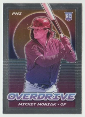 2021 Panini Chronicles Overdrive #10 Mickey Moniak Baseball Card Phillies - Image 1 of 2