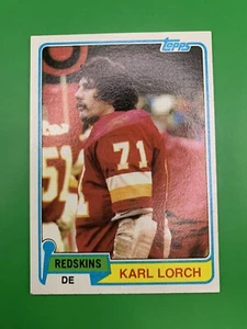 1981 Topps Karl Lorch Washington Redskins #349 - Picture 1 of 2