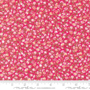 Moda Fabrics The "WILDFLOWERS VI 33776 15 "POPPY" BTY - Picture 1 of 1