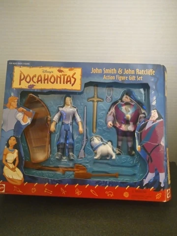 Pocahontas Toy Lot, Pocahontas** John Smith & John Ratcliffe playset, Disney Toy Cover