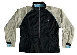 Vintage 90s Nike White Tag Full Zip Windbreaker Jacket Color Block Mens Large - Bild 1 von 8