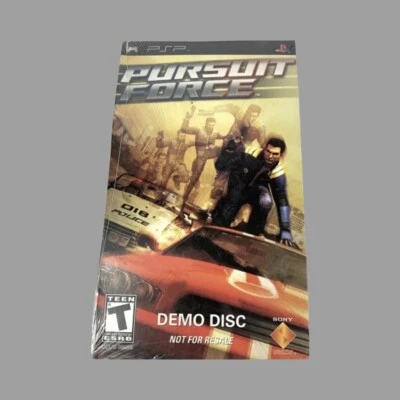 Pursuit Force DEMO NOT FOR RESALE Sony Playstation PSP Video Game  - Image 1 of 2