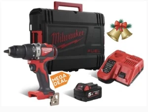 Milwaukee M18CBLPD-501C 18v Red Lithium Cordless Combi Drill - Picture 1 of 1