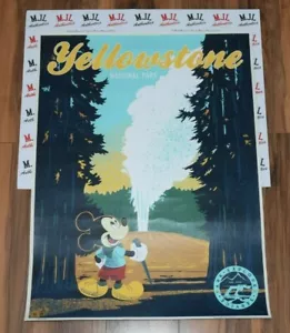 BRET IWAN SIGNED AUTOGRAPHED 18x24 MICKEY MOUSE POSTER #/250 BAS COA BA37570 - Picture 1 of 4