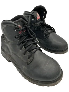 Brahma Sintetico 36161580 Men's Black Leather Waterproof Work Boots Size US 7W - Picture 1 of 8