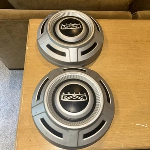 1967-1977 Ford 3/4 Ton F250 F350 Truck Hubcaps Dog Dish Center Caps OEM IK - Picture 1 of 5