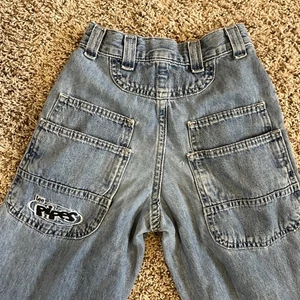 Vintage Lee Pipes Jeans Baggy Skater Youth 10 Regular - Picture 1 of 22