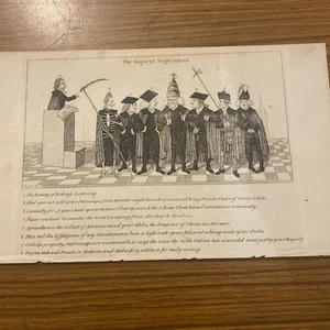John Kay 1786 - Radierung - Die sieben Professoren des Kings College Aberdeen - 24 cm x 14c - Bild 1 von 10
