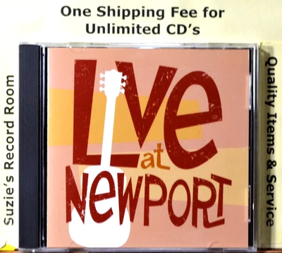 CD Live at Newport Folk Music EX NICE COPY Kingston Trio -Judy Collins -COUPONS! Foto 1 de 3